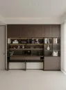 Hệ Tủ Sách Kết Hợp Bàn Làm Việc Đôi | TKB001