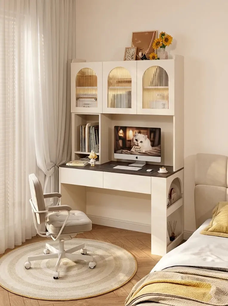 Bàn Làm Việc Kết Hợp Kệ Sách | BLV003