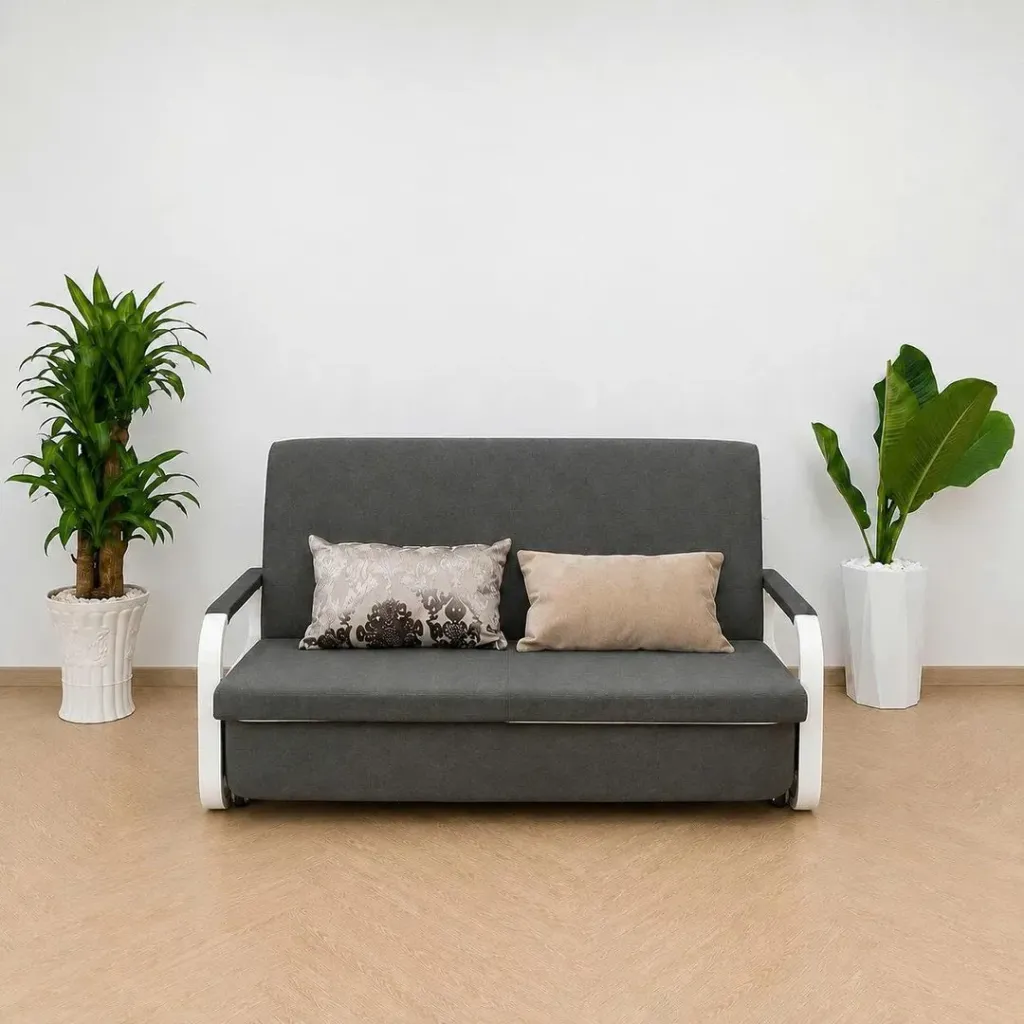 Sofa Giường Kéo Có Ngăn Chứa Đồ | SF04 (Xám)