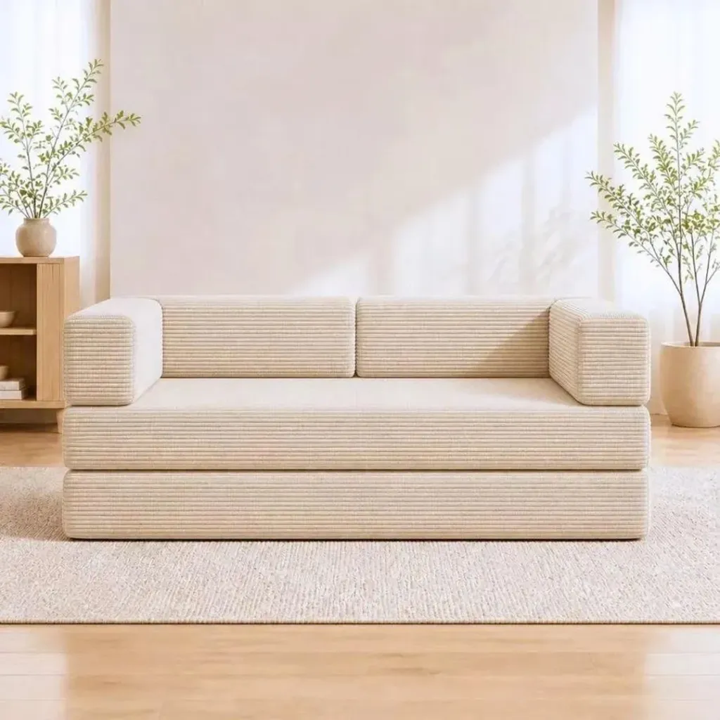 Sofa Giường Teddy | SF05 (Trắng)