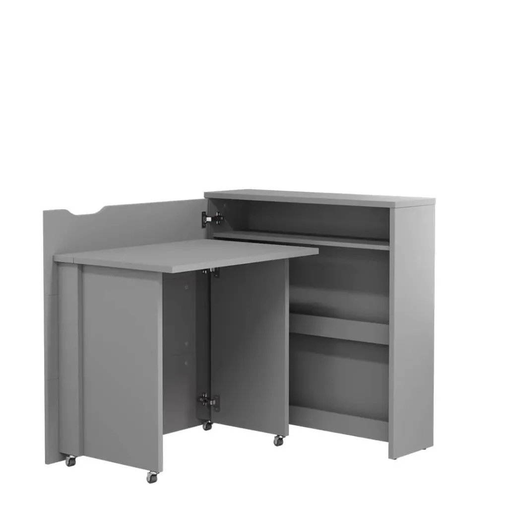 Bàn Làm Việc Gấp Gọn Tích Hợp Tủ Kệ | BGG04