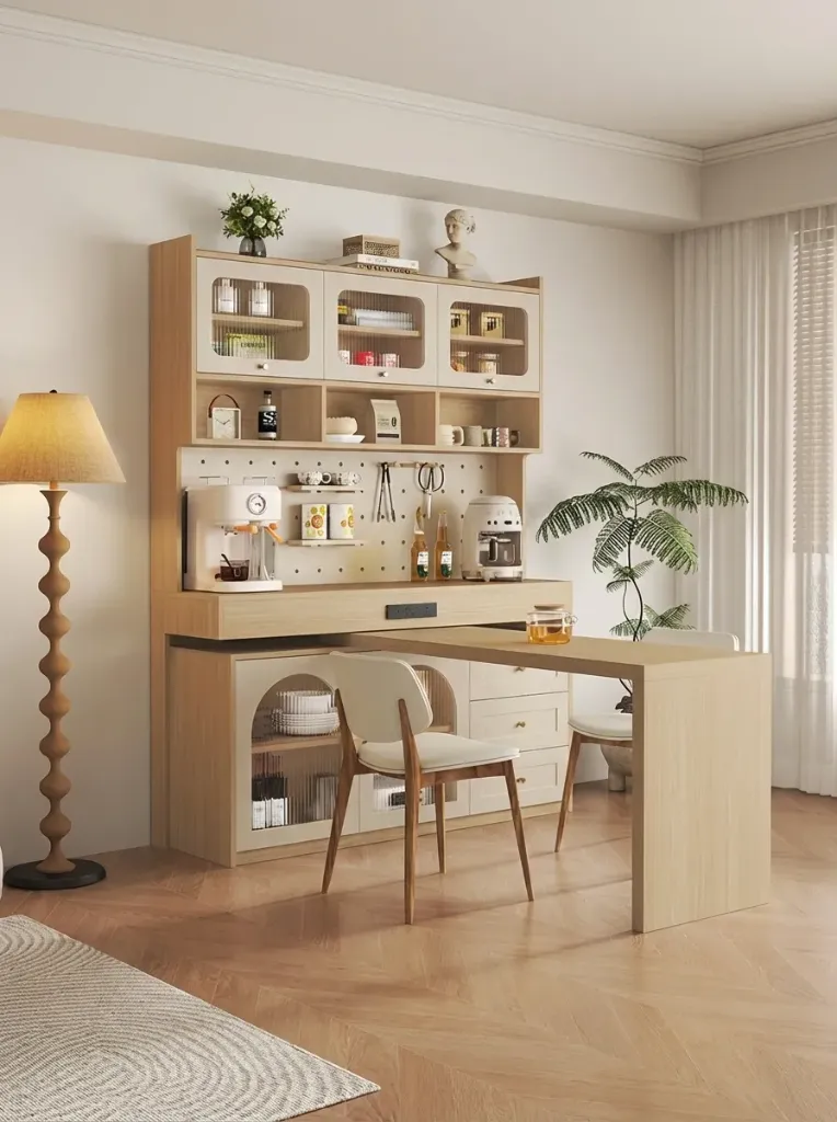 Tủ Đứng Kết Hợp Bàn Ăn Thông Minh | HTB004